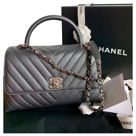 chanel caviar chevron mini|CHANEL Caviar Lizard Chevron Quilted Mini Coco Handle Flap .